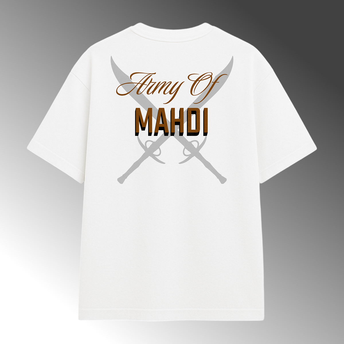 ARMY OF MAHDI OVERSIZED TSHIRT(WHITE)