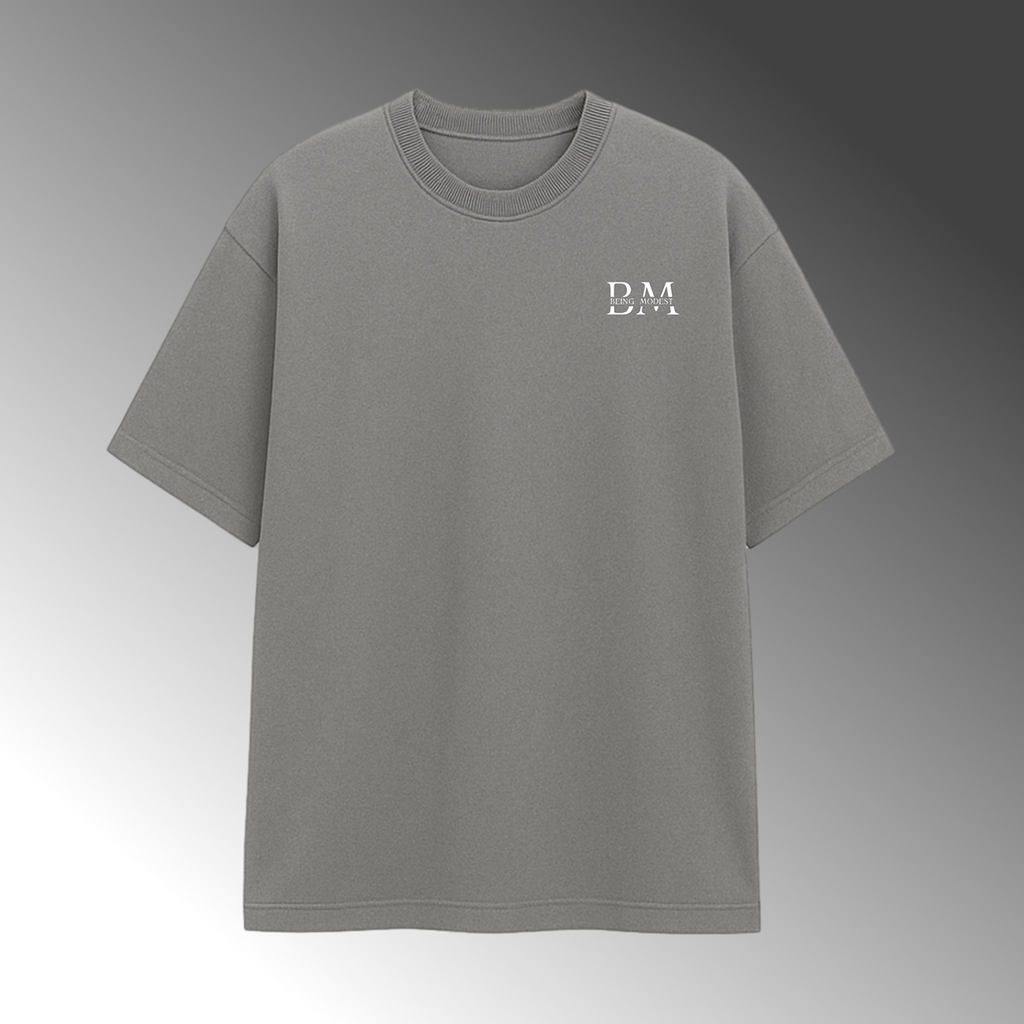 SABR , SHUKR , TAWAKKUL  GREY T-SHIRT(GRID)