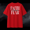 Faith over Fear oversized tee