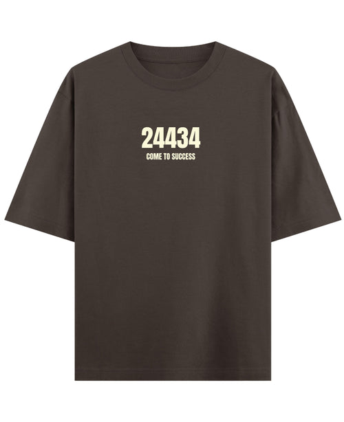 Coffee Oversized T-Shirt Front Design