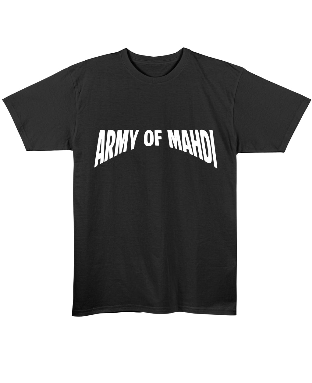Black Regular Fit T-shirt Front Design