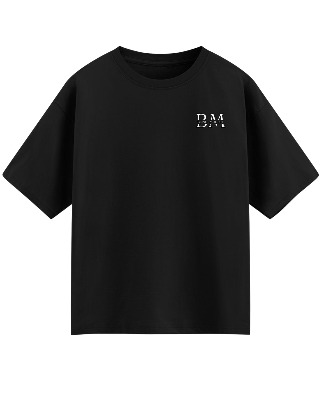 Black Oversized T-shirt Front Design