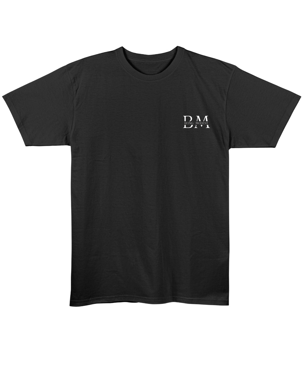 Black Regular Fit T-shirt Front Design