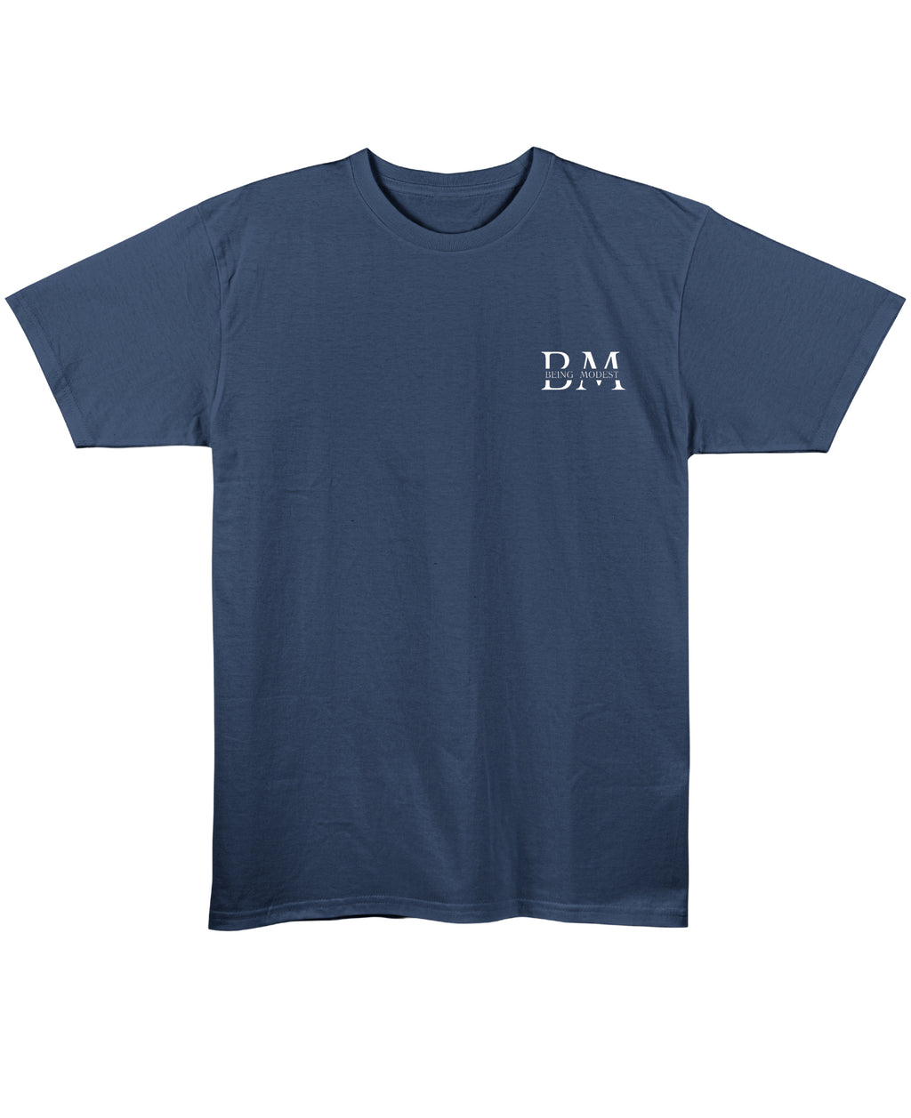 Navy Blue Regular Fit T-shirt Front Design