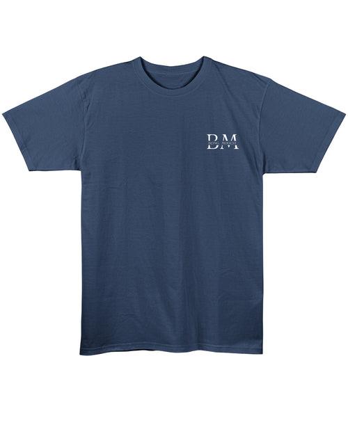 Navy Blue Regular Fit T-shirt Front Design