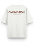 Off White Oversized T-shirt Back Design