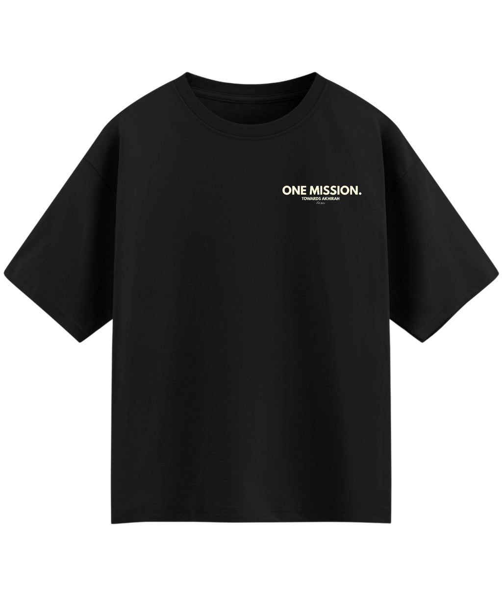 Black Oversized T-shirt Front Design
