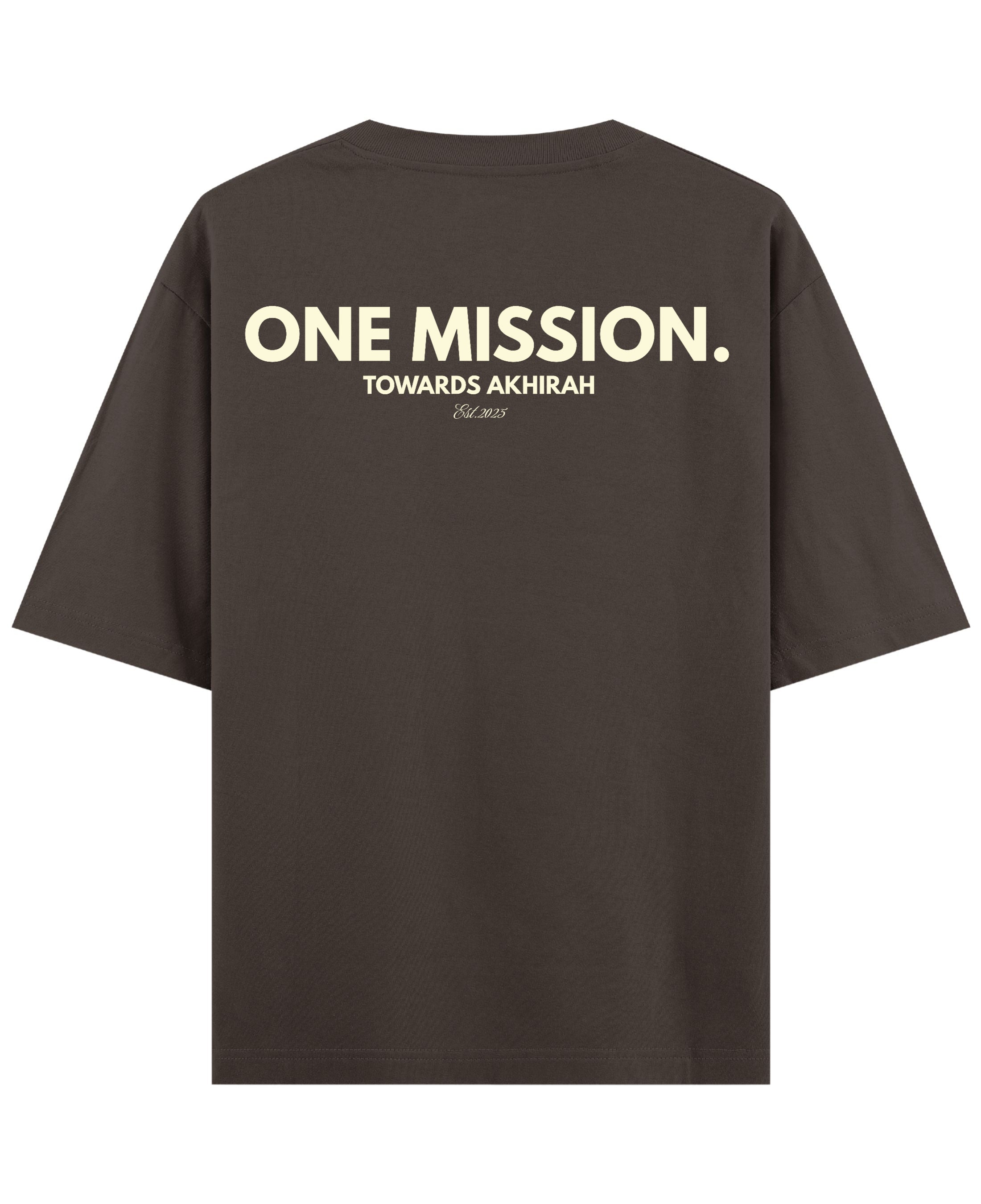 Coffee Oversized T-Shirt Back Design