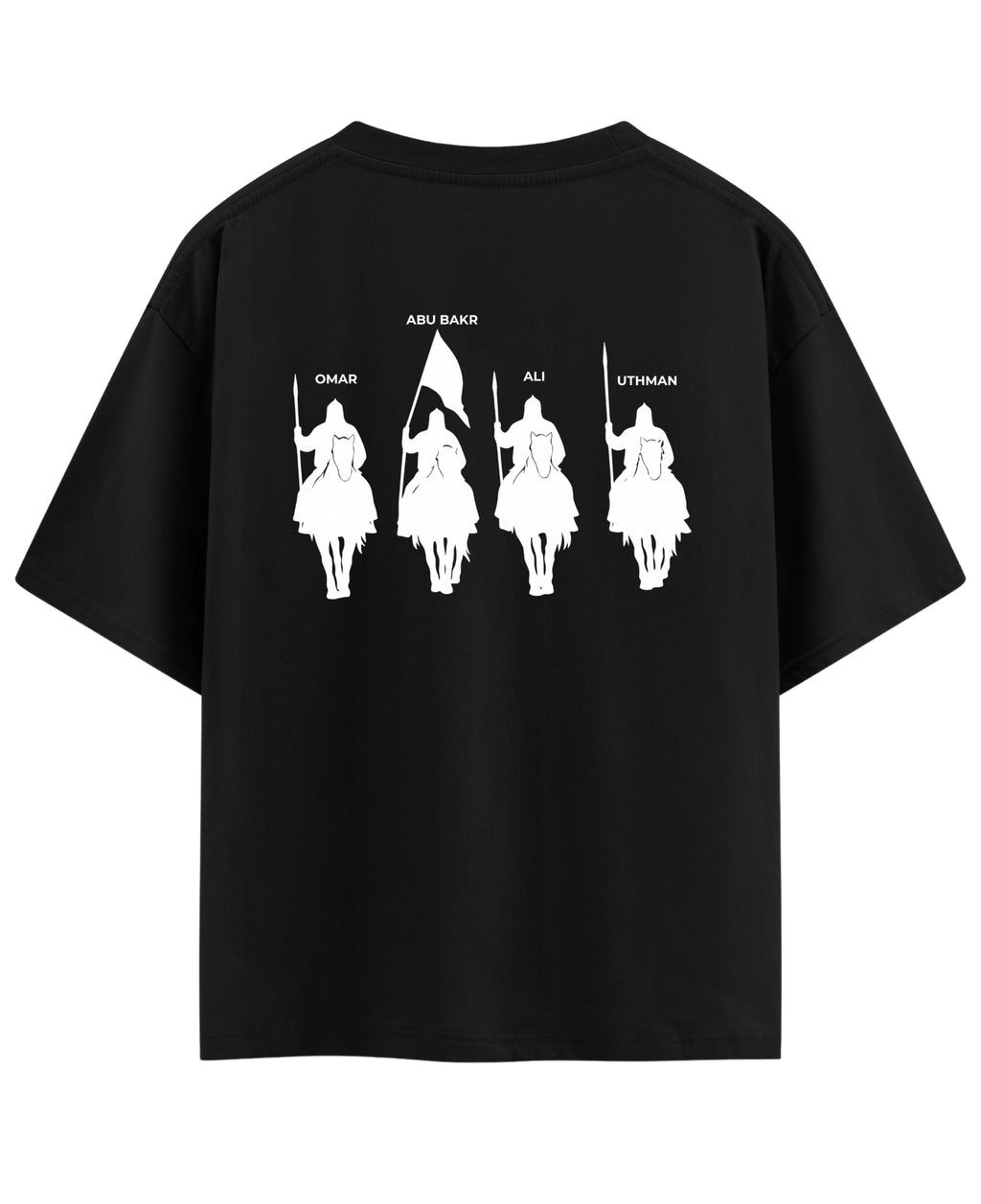 Black Oversized T-shirt Back Design