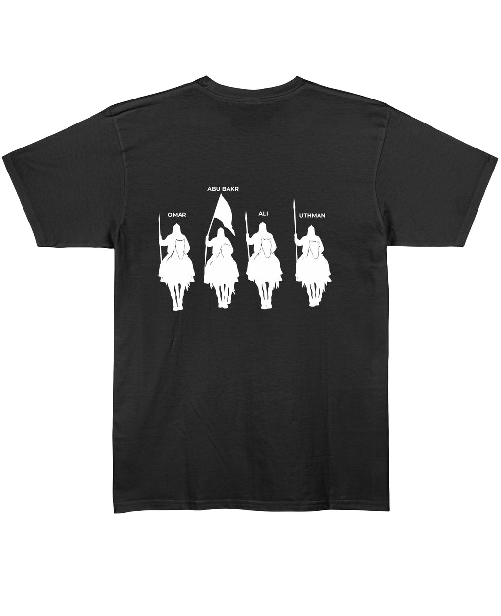 Black Regular Fit T-shirt Back Design