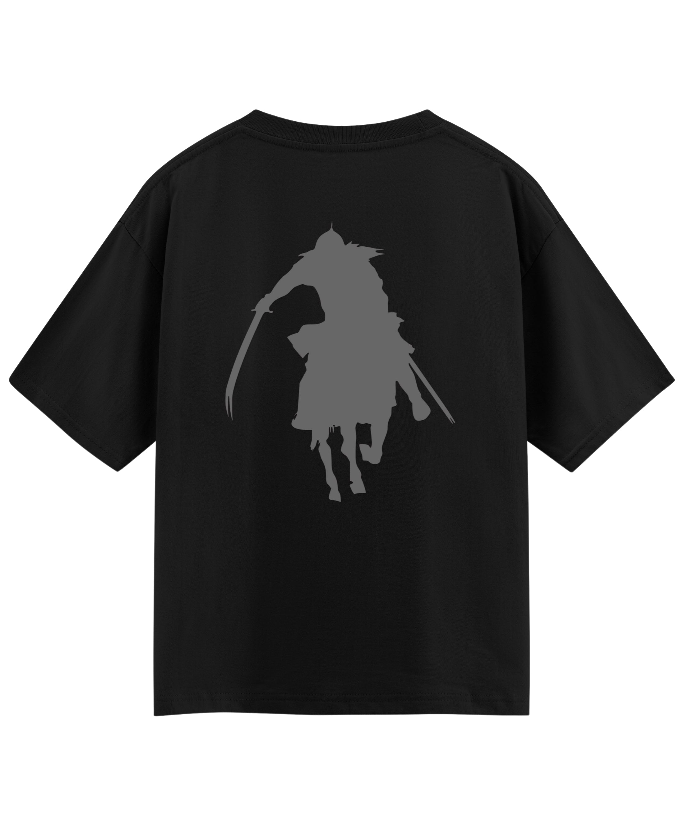Black Oversized T-shirt Back Design