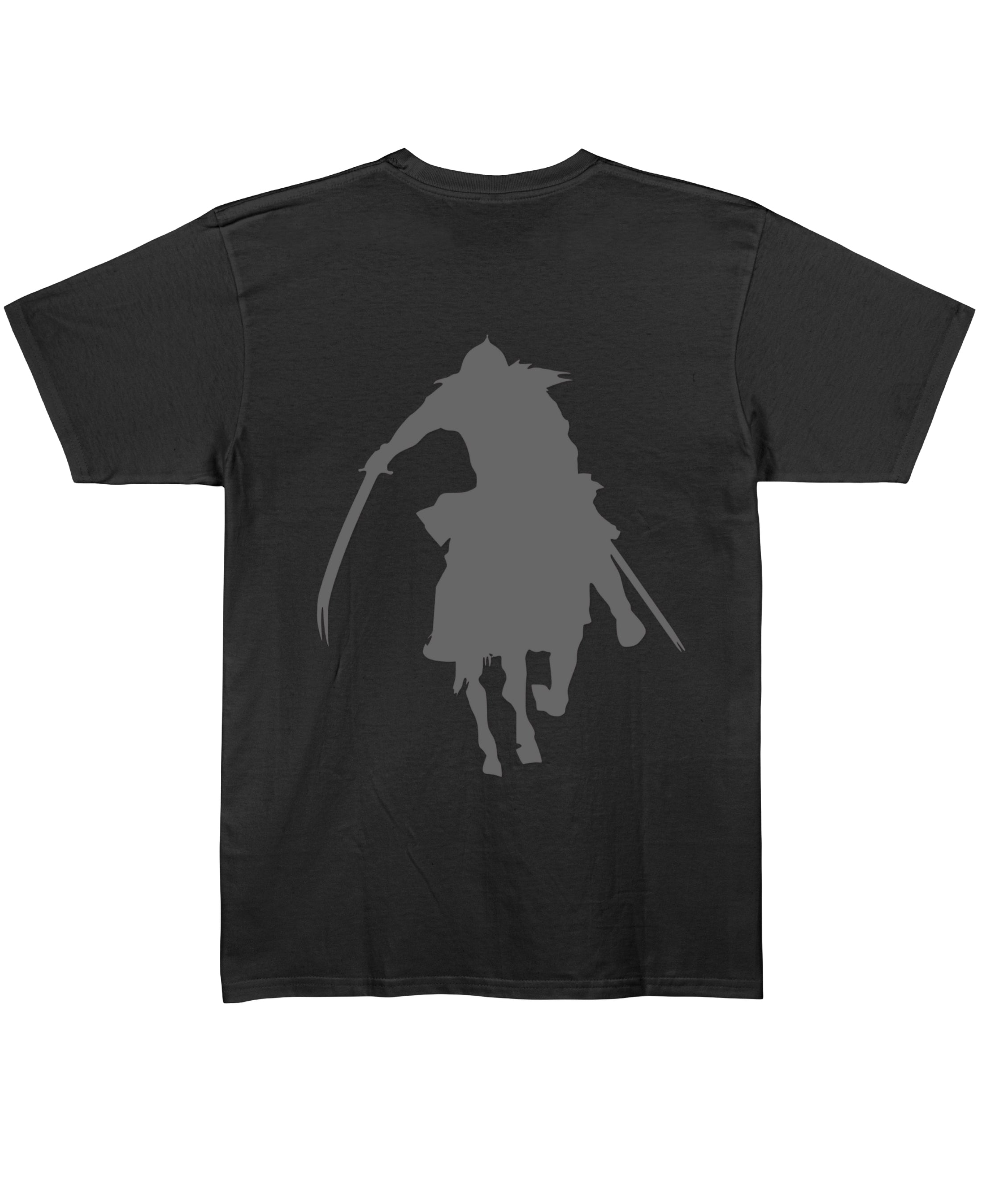 Black Regular Fit T-shirt Back Design