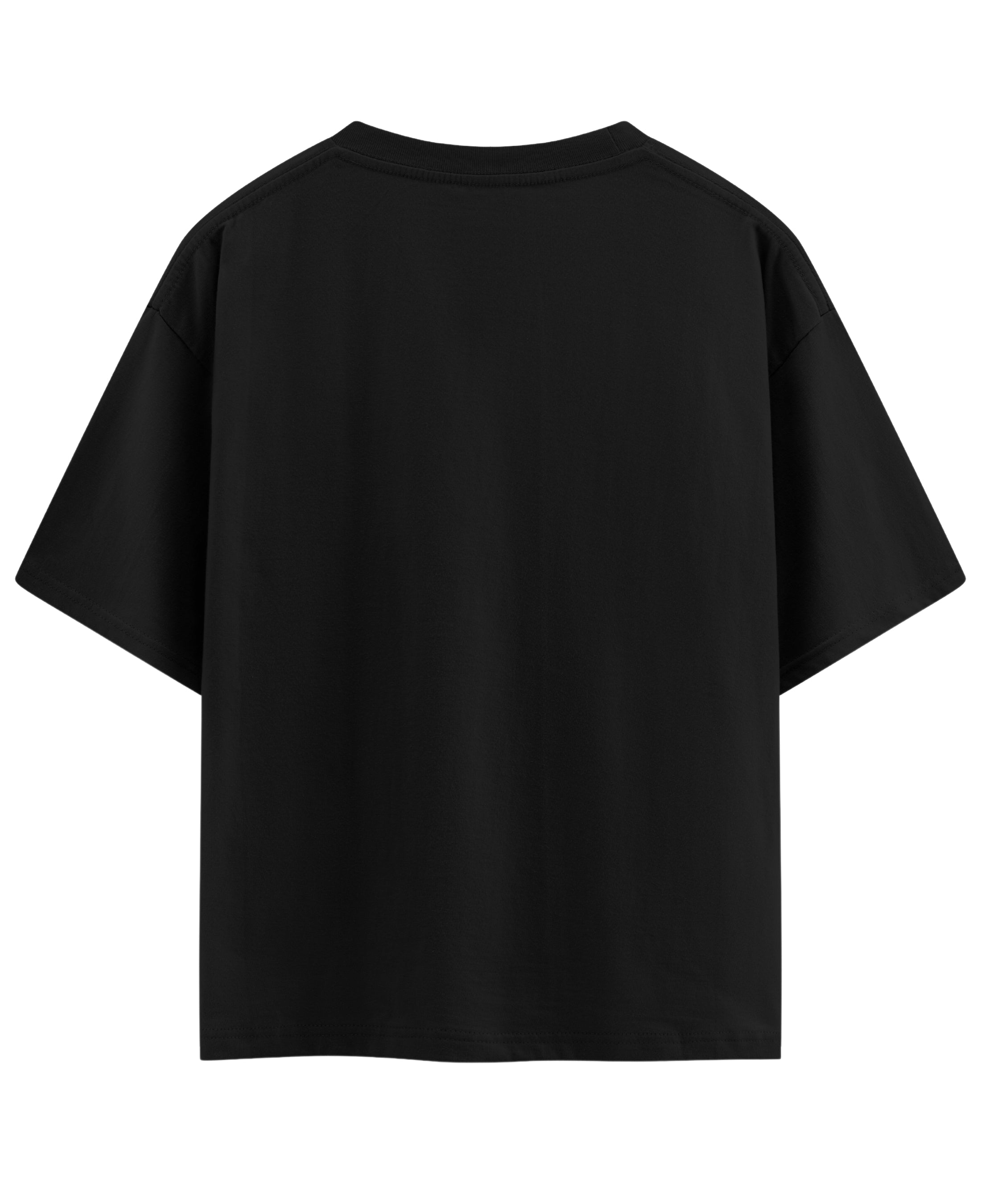Black Oversized T-shirt Back Design