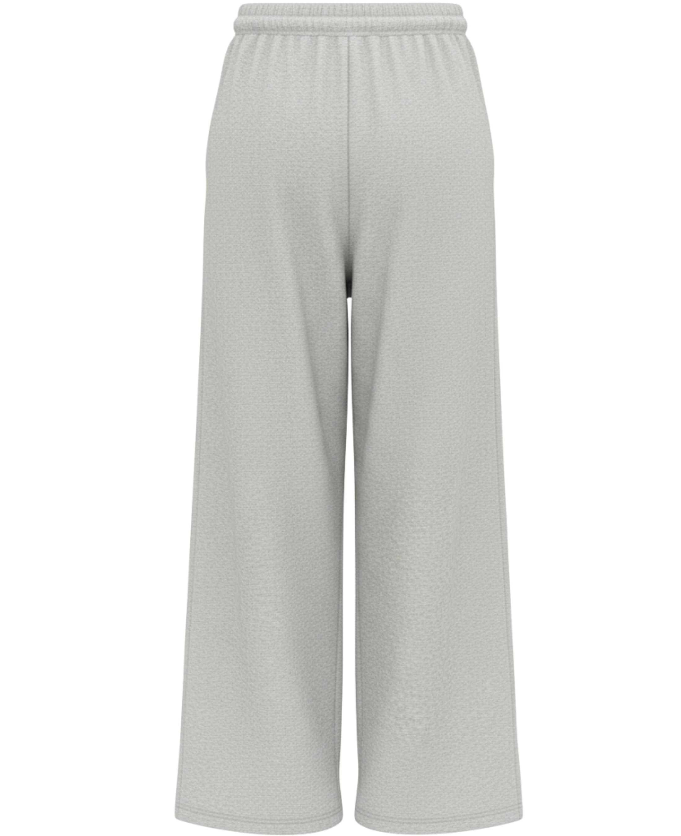 Grey Cotton Joggers Back Design